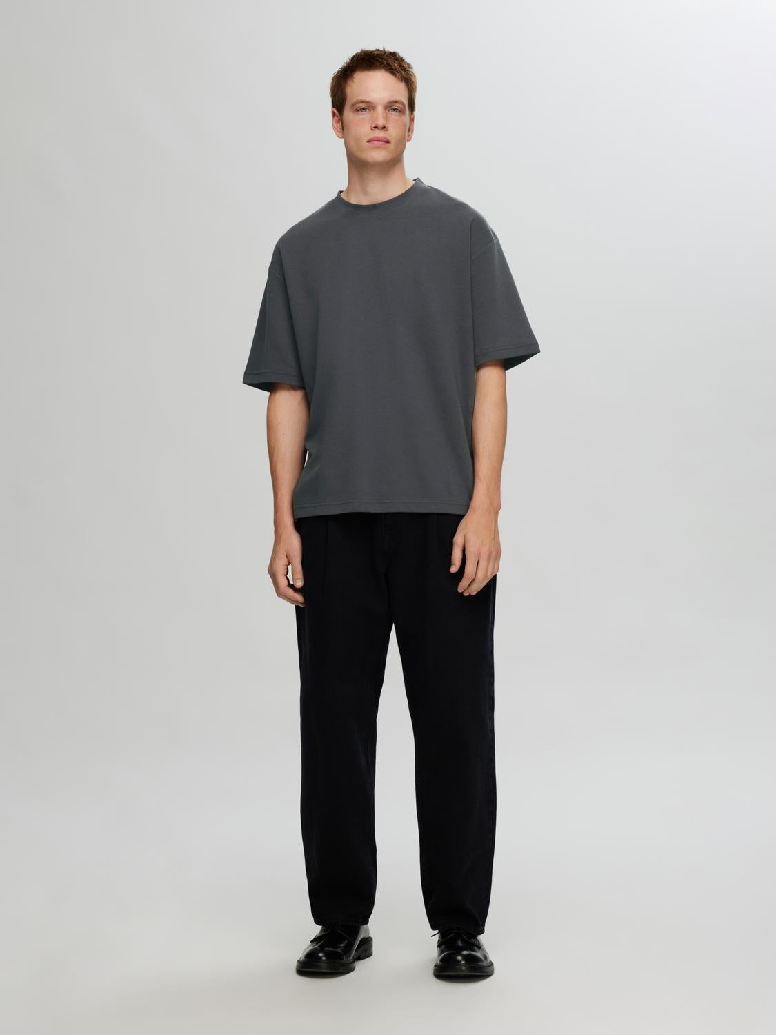 Slhlooseoscar Ss O-Neck Tee Noos