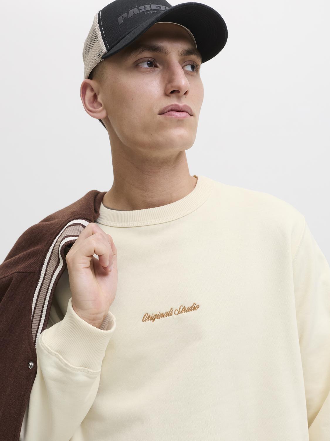 Sweatshirts - Jornorrebro Emb Sweat Crew Noos -  - Hr Ravn