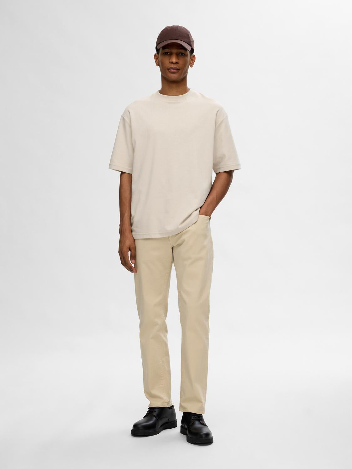Slhlooseoscar Ss O-Neck Tee Noos