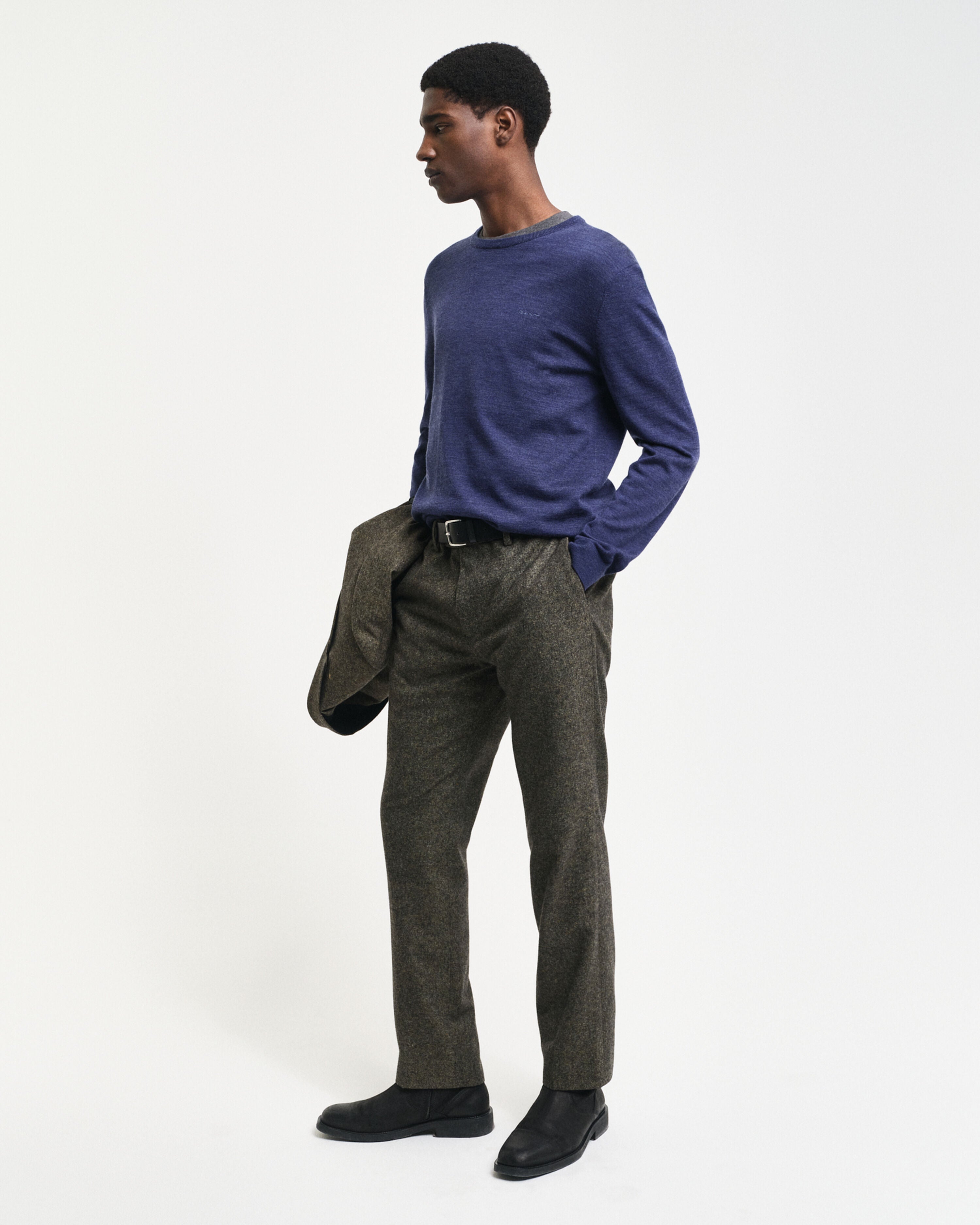 EXTRAFINE MERINO WOOL C-NECK