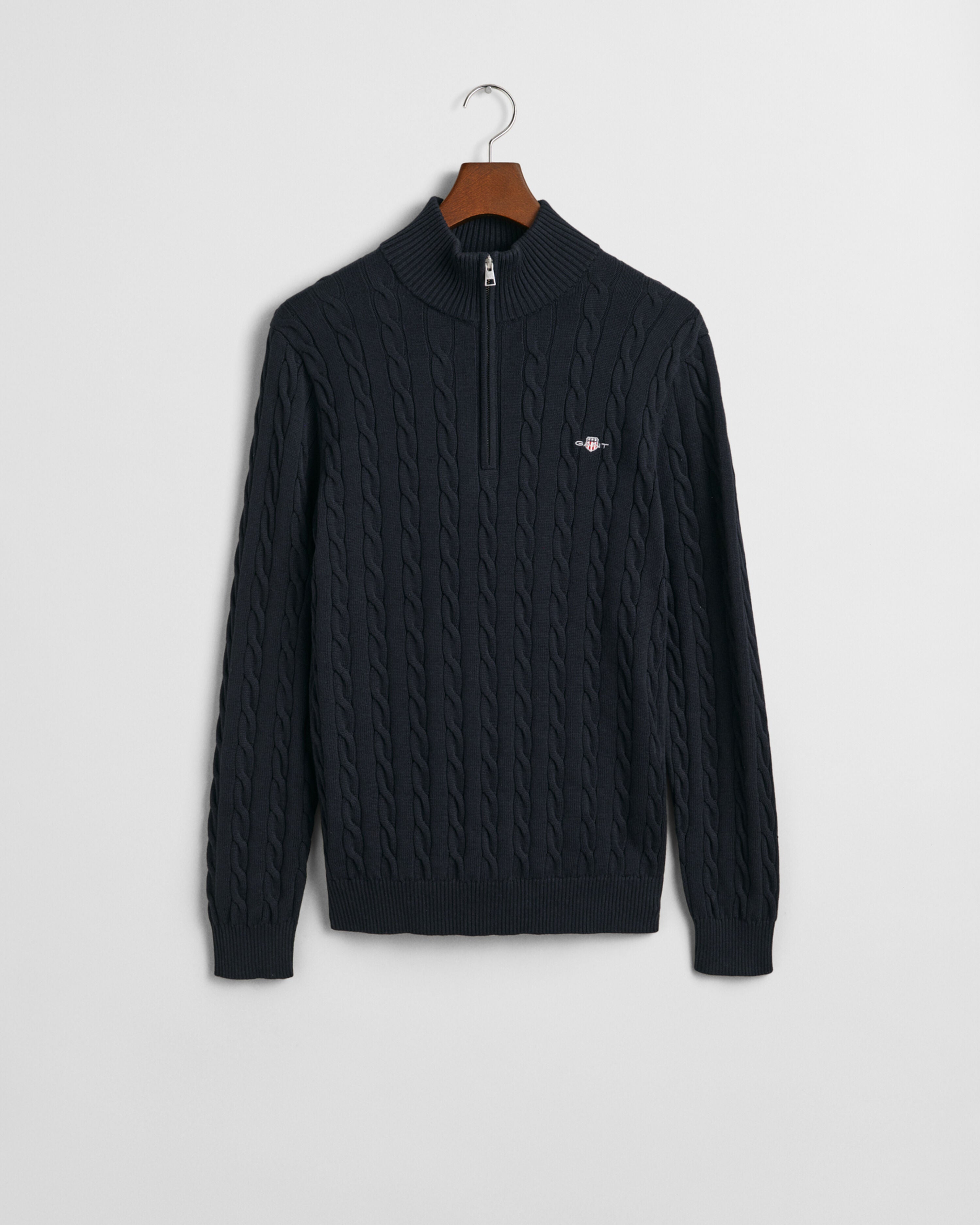 STRIK - Kabel Strik Half Zip -  - Hr Ravn