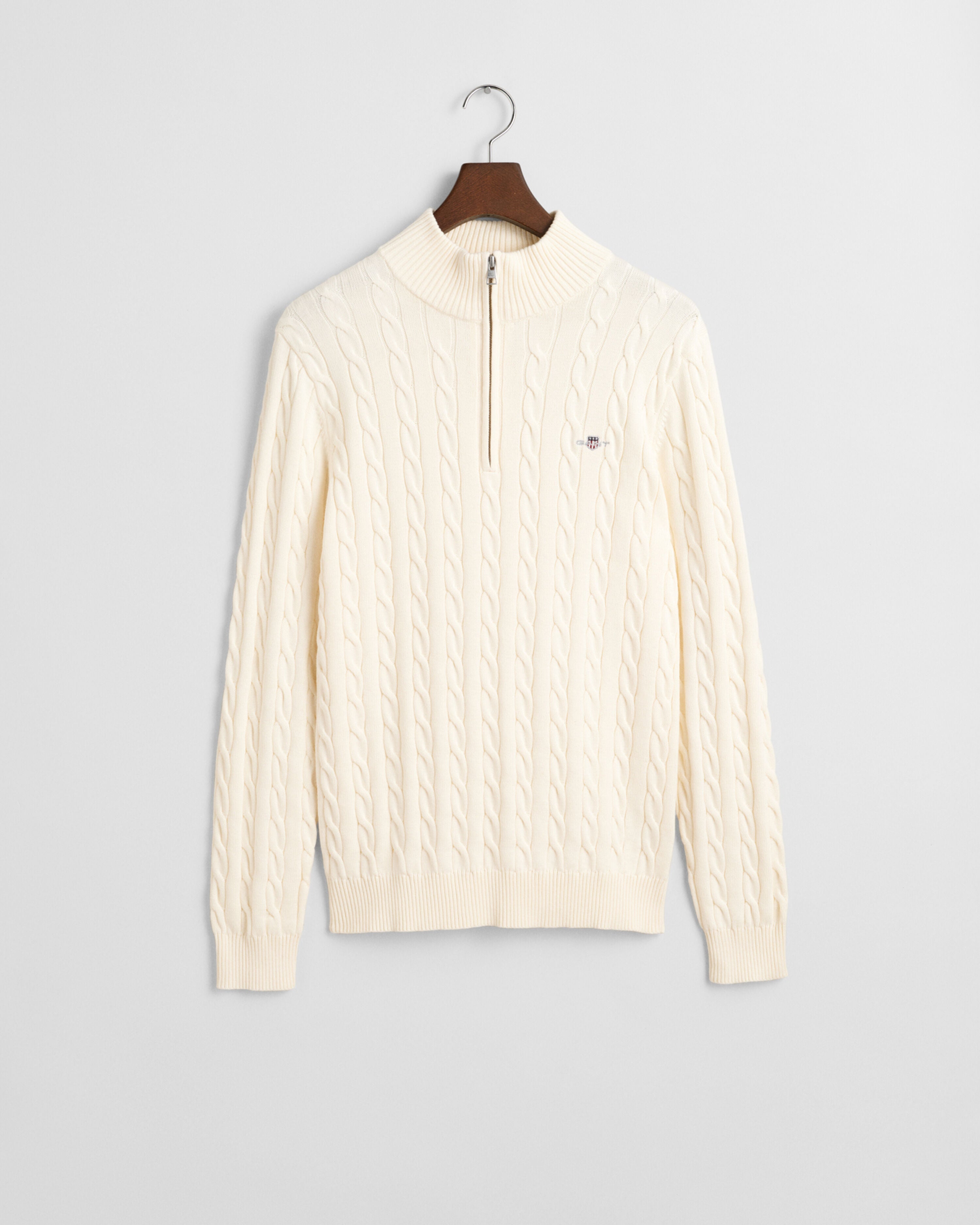 STRIK - Kabel Strik Half Zip -  - Hr Ravn