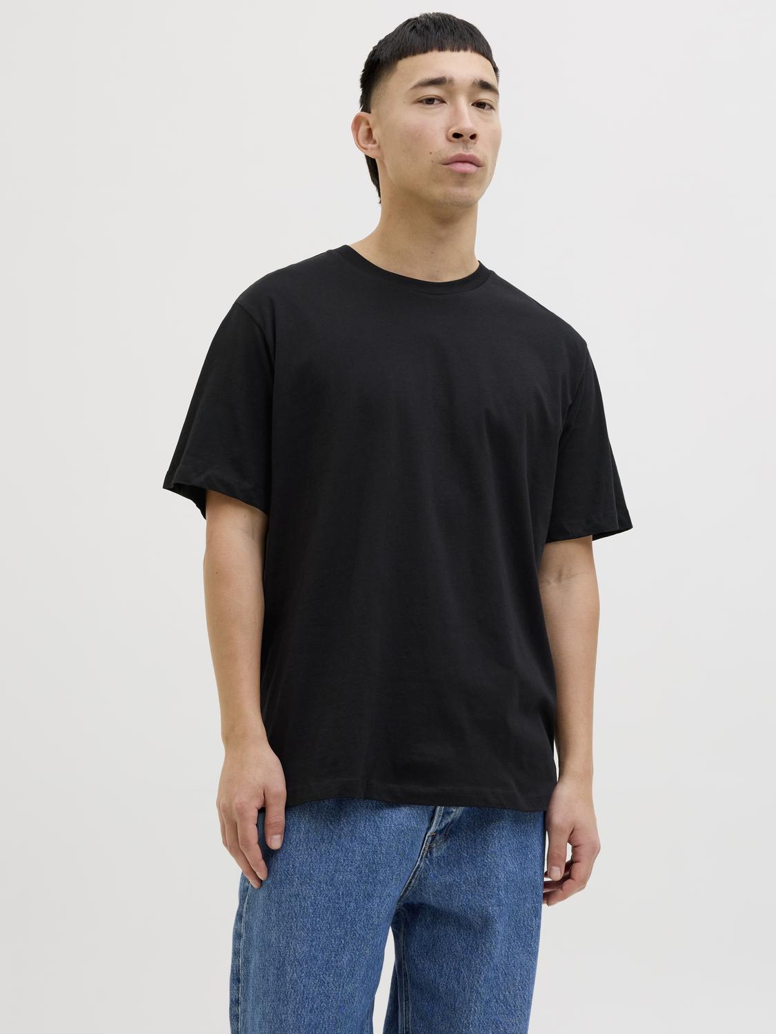 T-shirts - Jjhugo Loose Tee Ss Crew Neck 3Pk Mp -  - Hr Ravn
