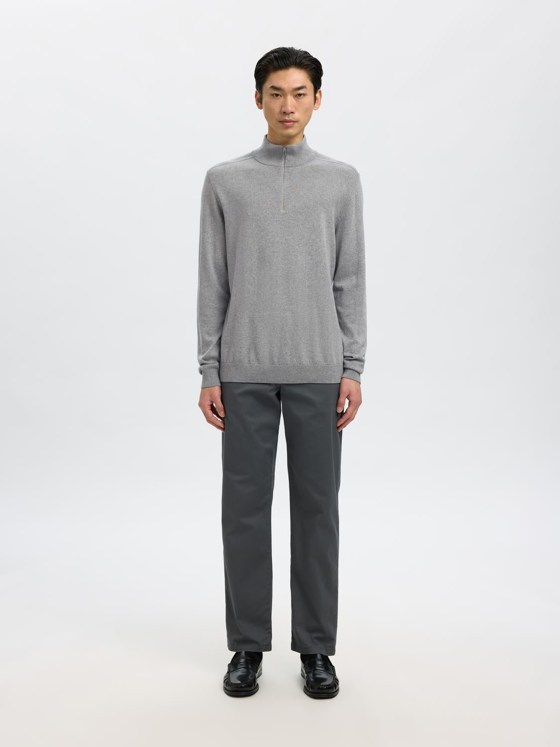 STRIK - Slhberg Ls Half Zip Noos -  - Hr Ravn