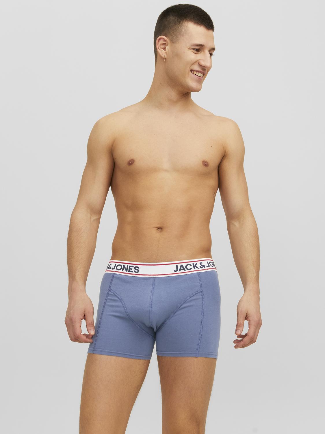 Trunks - Jacsolid Boxer Briefs 3 Pack Noos -  - Hr Ravn
