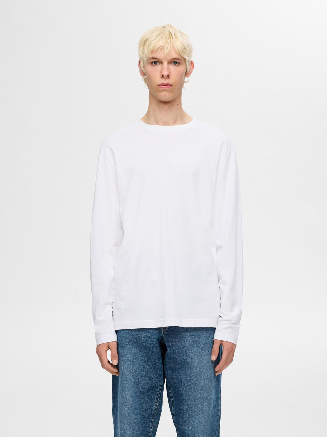 T-shirts - Slhaspen Ls O-Neck Tee Noos -  - Hr Ravn