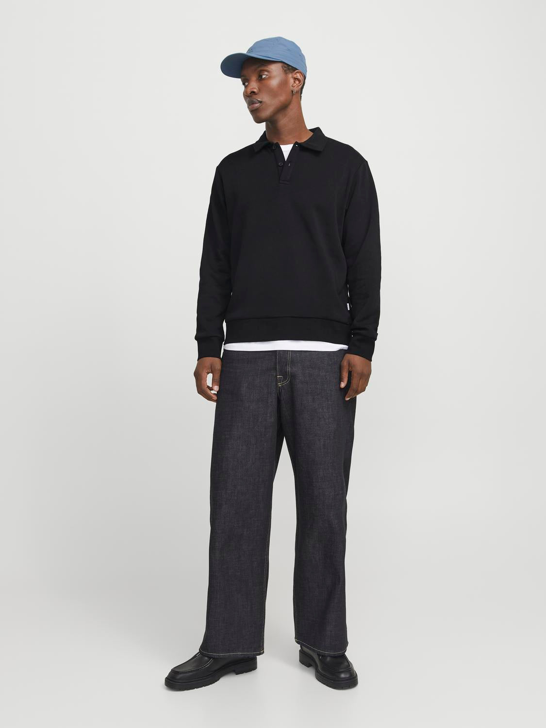 Sweatshirts - Jjebradley Sweat Polo Noos -  - Hr Ravn