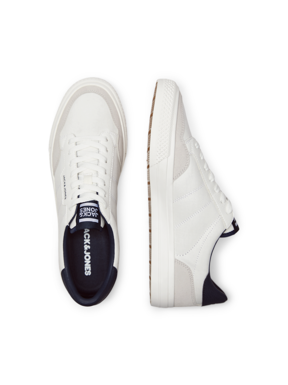 JACK & JONES Sneakers voor heren, wit, 40 EU : Jack & Jones JACK & JONES Sneakers voor heren, wit, 40 EU : Jack & Jones