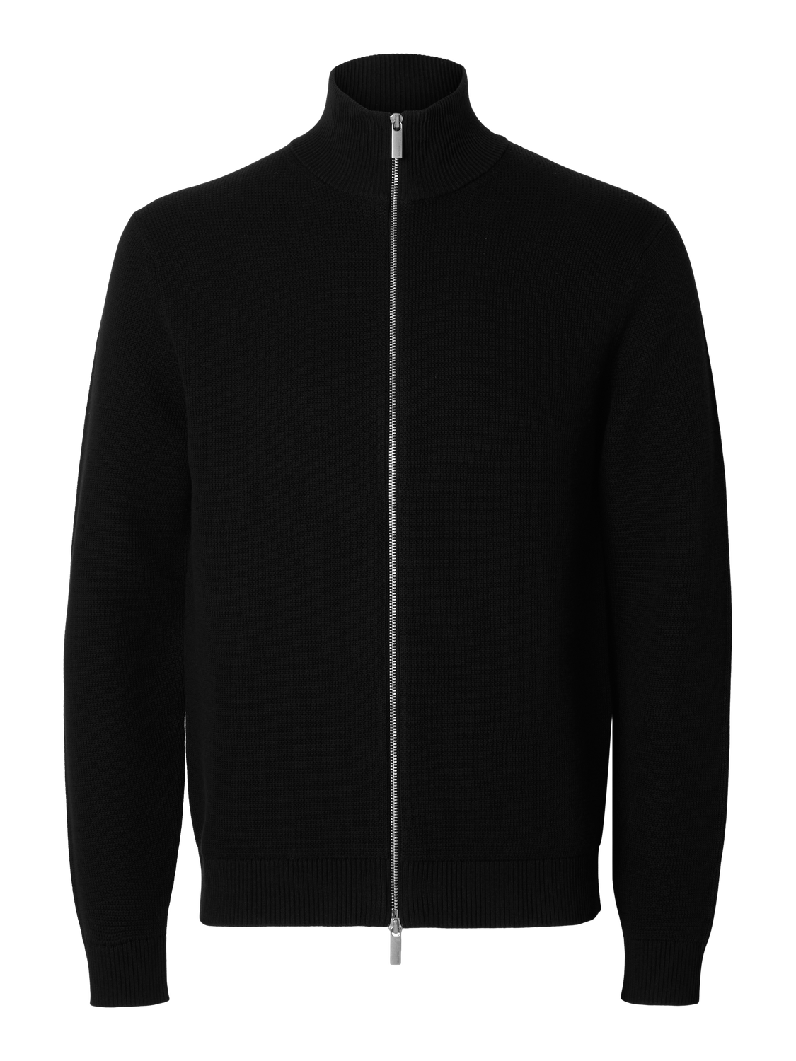 STRIK - Slhdane LS Knit Structure Full Zip Noos -  - Hr Ravn