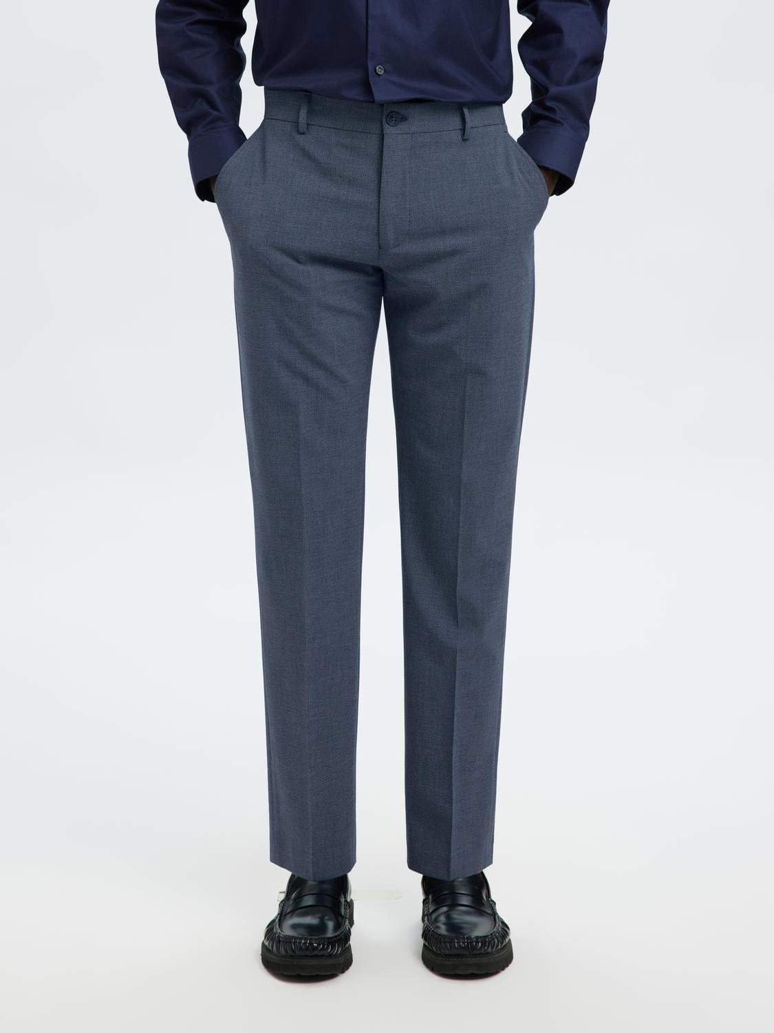 Pants - Slhslim-Liam Mini Hounds Trs Flex Noos -  - Hr Ravn