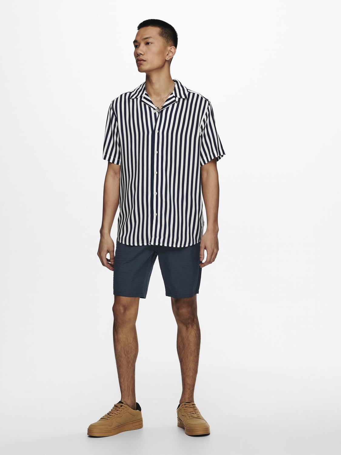 KORTE SKJORTER - Onswayne Life Ss Viscose Shirt Noos -  - Hr Ravn