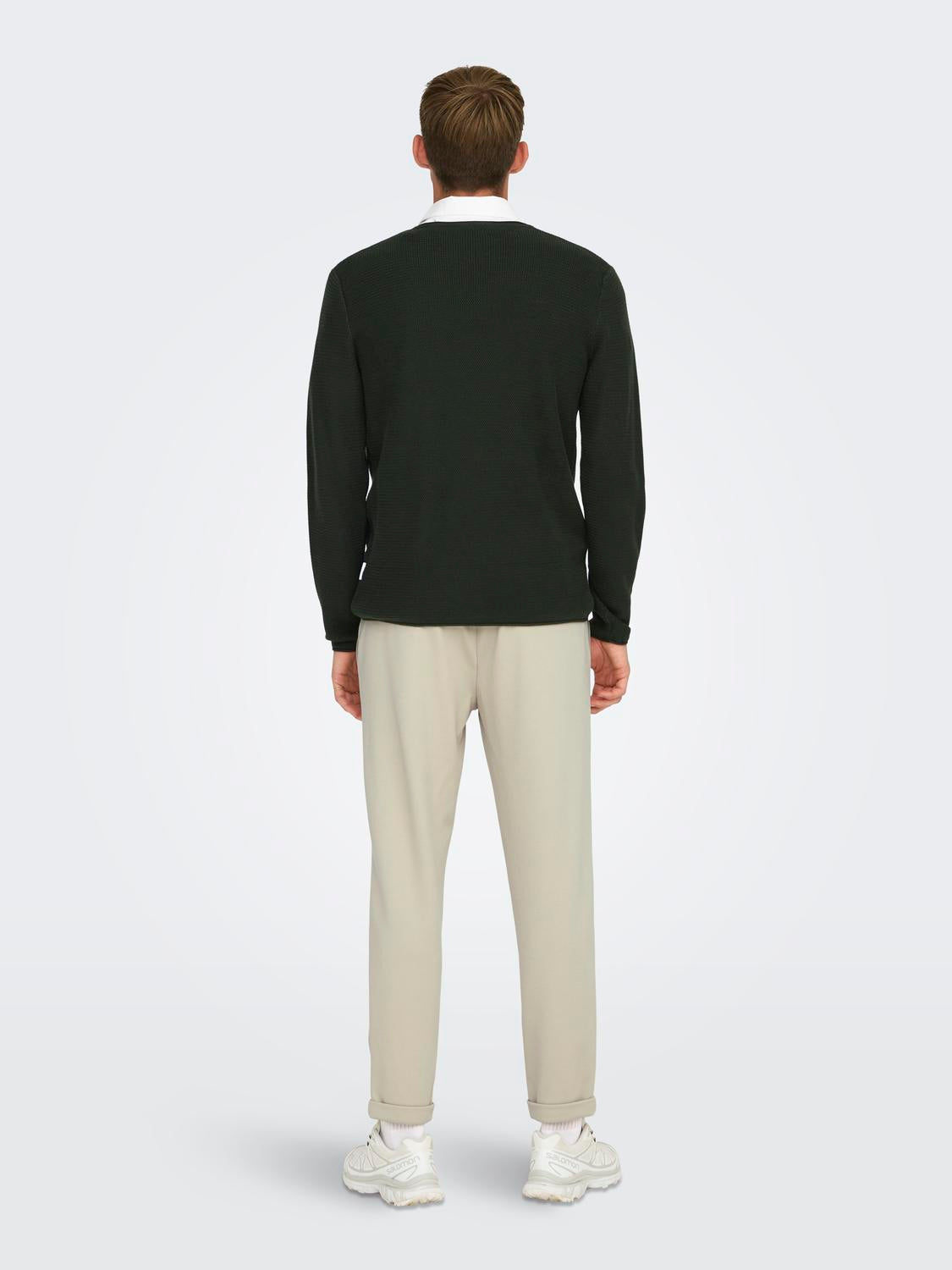 Onseric Reg 12 Struc Crew Knit Noos