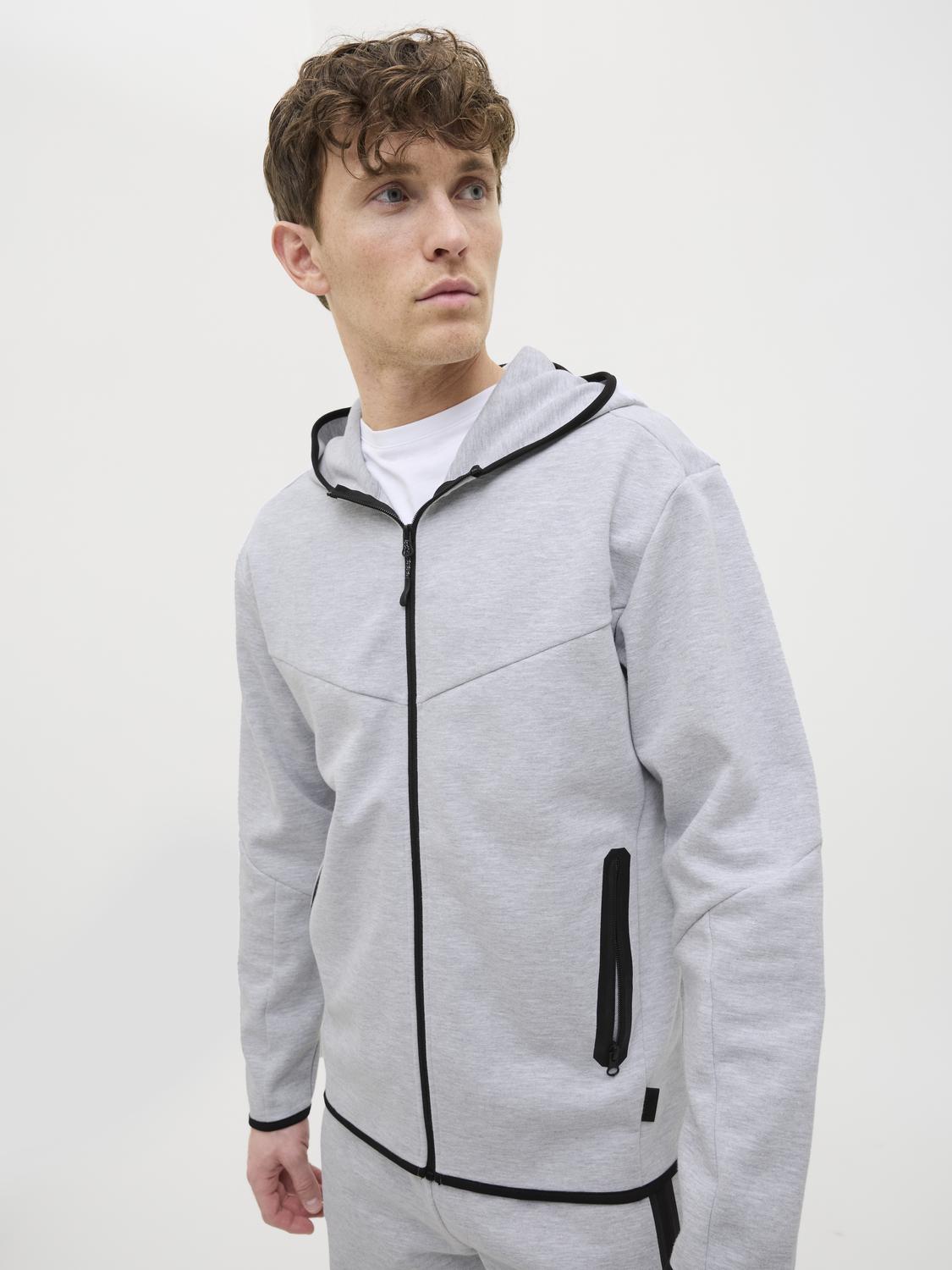 SWEATSHIRTS - Jcofusion Sweat Zip Hood Noos -  - Hr Ravn