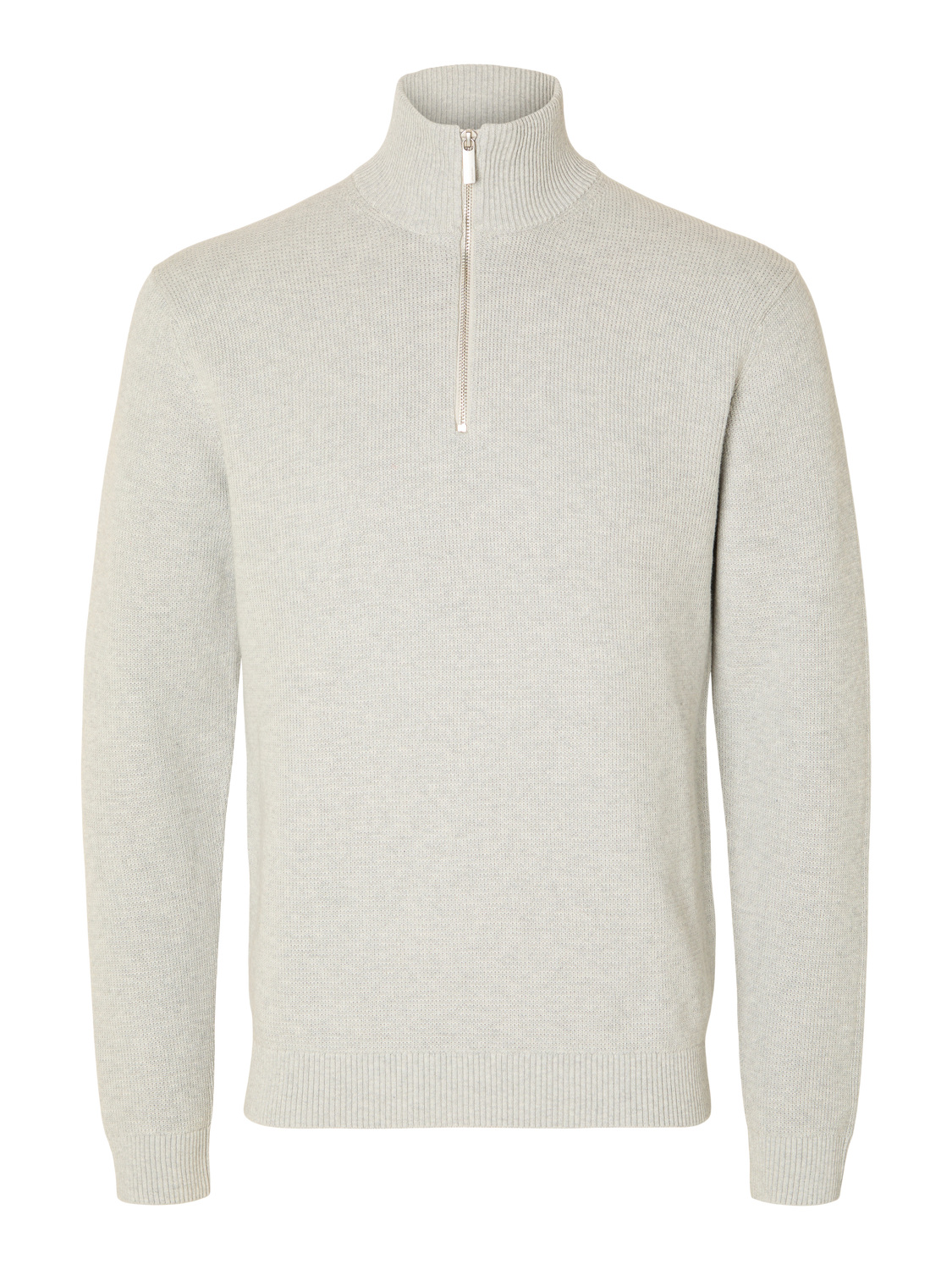 STRIK - Slhdane Ls Knit Structure Half Zip Noos -  - Hr Ravn