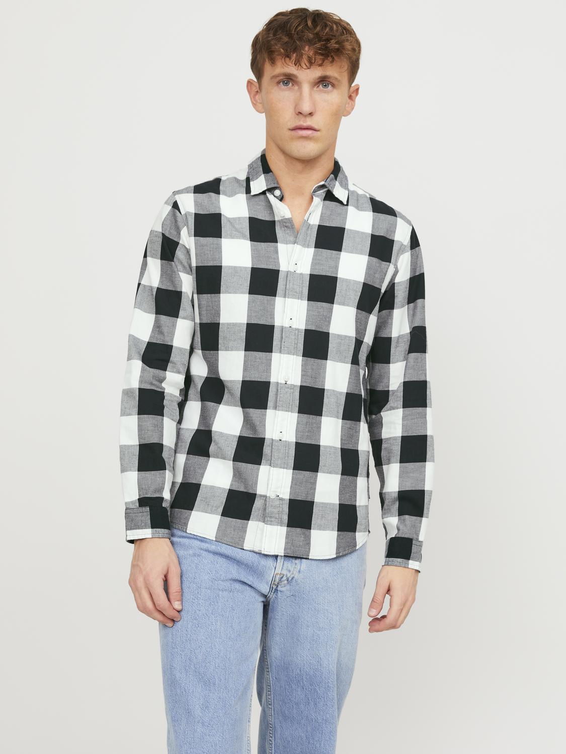 Shirts - Jjegingham Twill Shirt L/S Noos -  - Hr Ravn