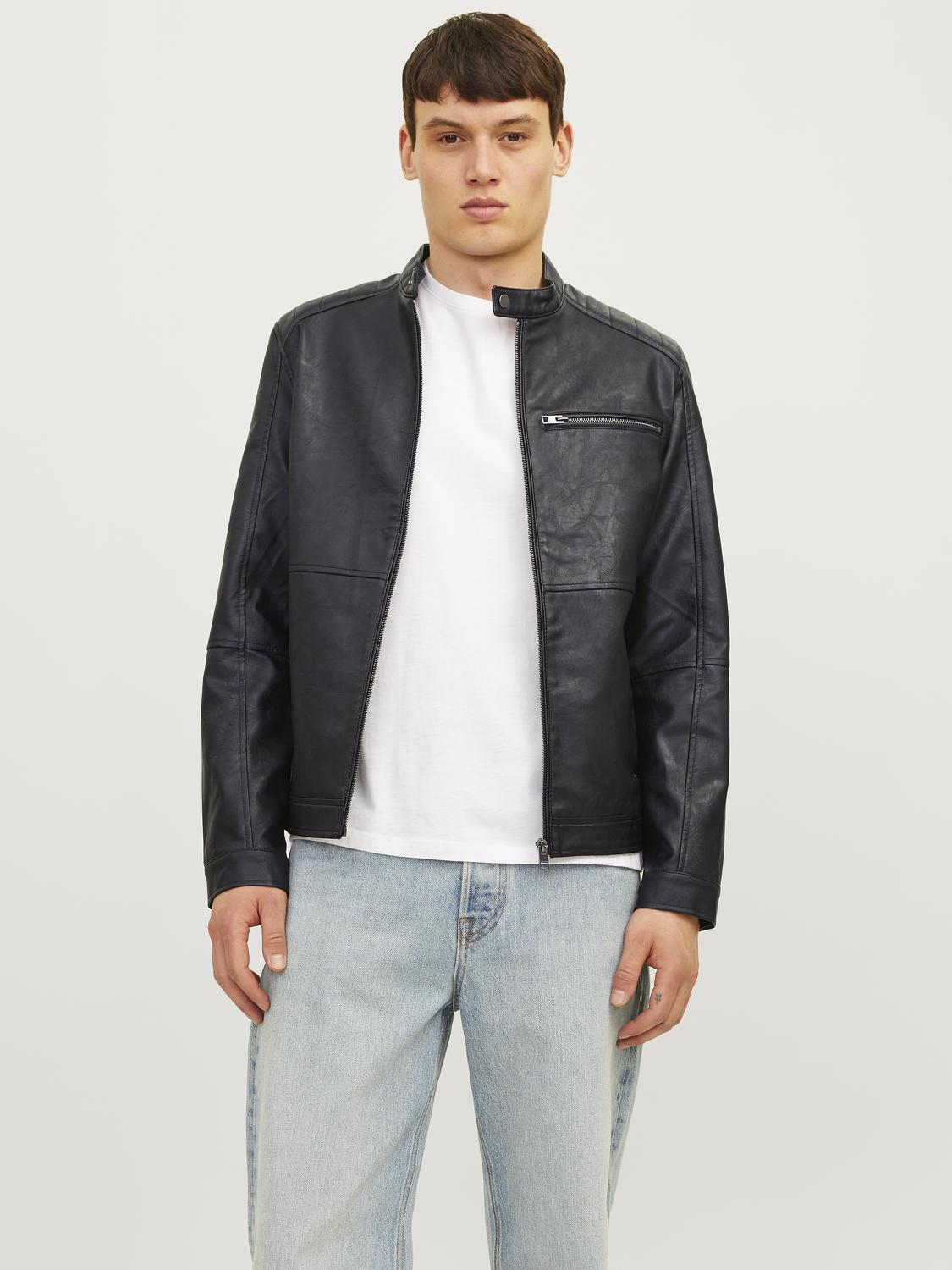 Jackets - Jjedylan Pu Biker Jacket Noos -  - Hr Ravn