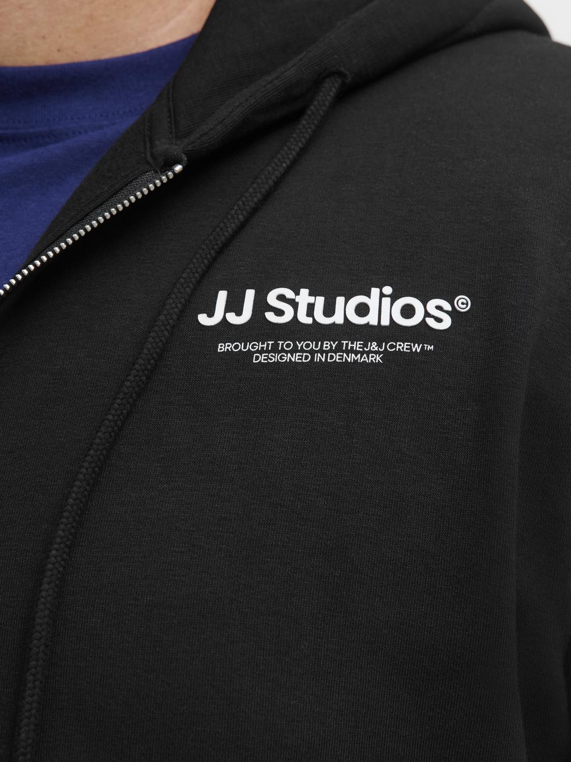 Cardigans - Jjesoho Sweat Zip Hood Noos Pls -  - Hr Ravn