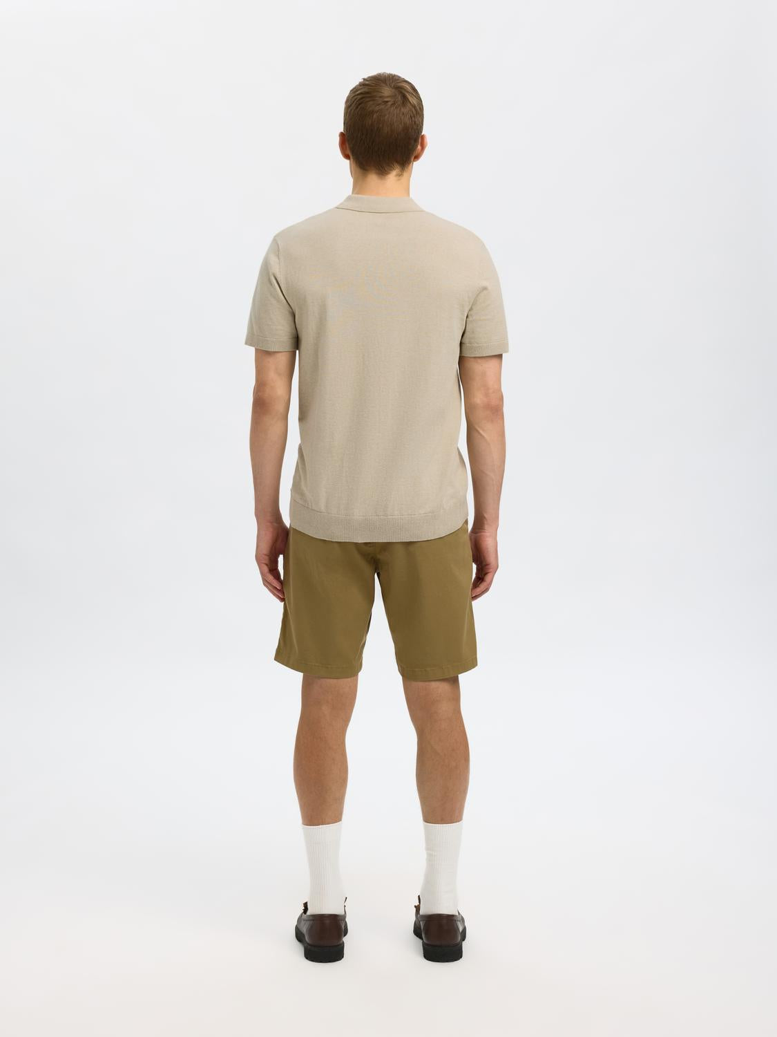 Slhberg Ss Knit Polo Noos