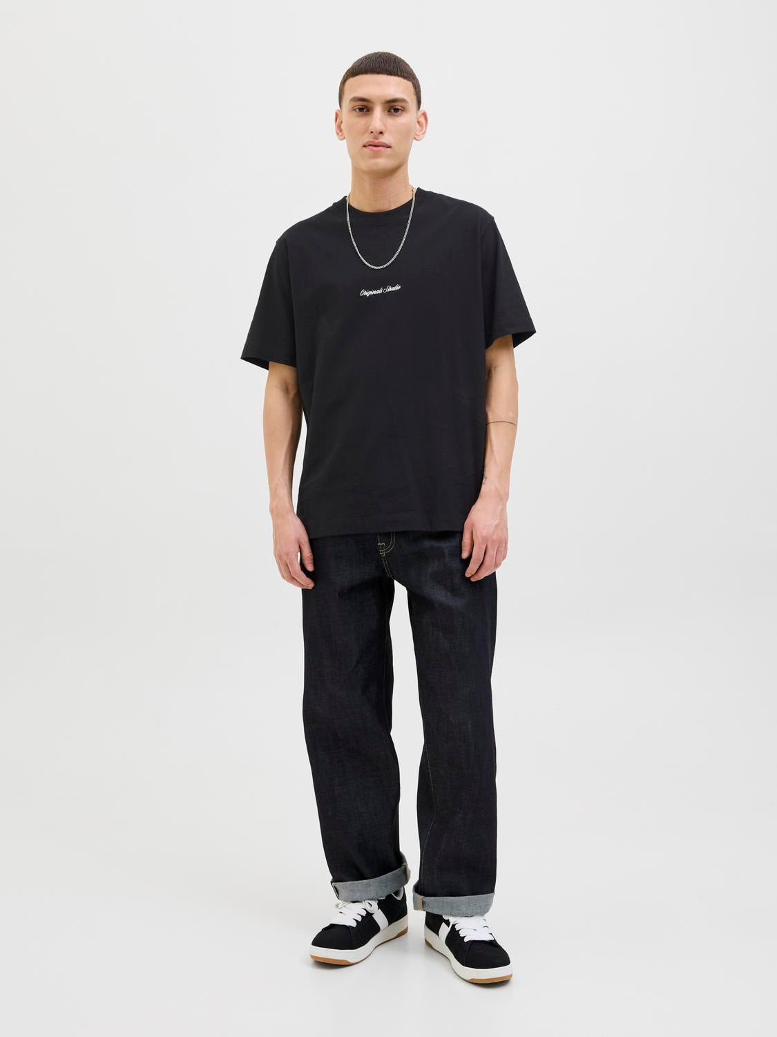 T-shirts - Jornorrebro Emb Tee Ss Crew Neck Noos -  - Hr Ravn