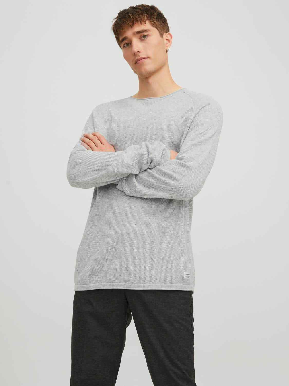 Pullovers - Jjehill Knit Crew Neck Noos -  - Hr Ravn
