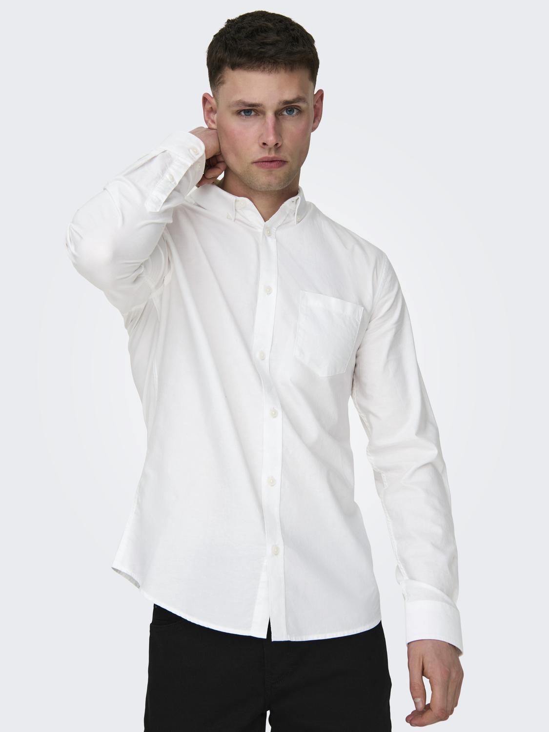LANGE SKJORTER - Onsalvaro Slim Ls Oxford Shirt Noos Frml -  - Hr Ravn