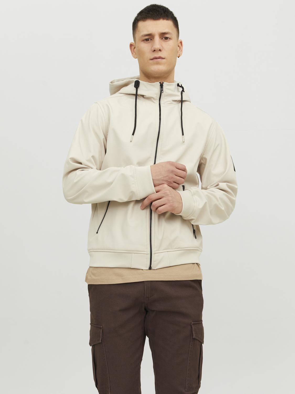 Jackets - Jjebasic Softshell Hood Noos -  - Hr Ravn