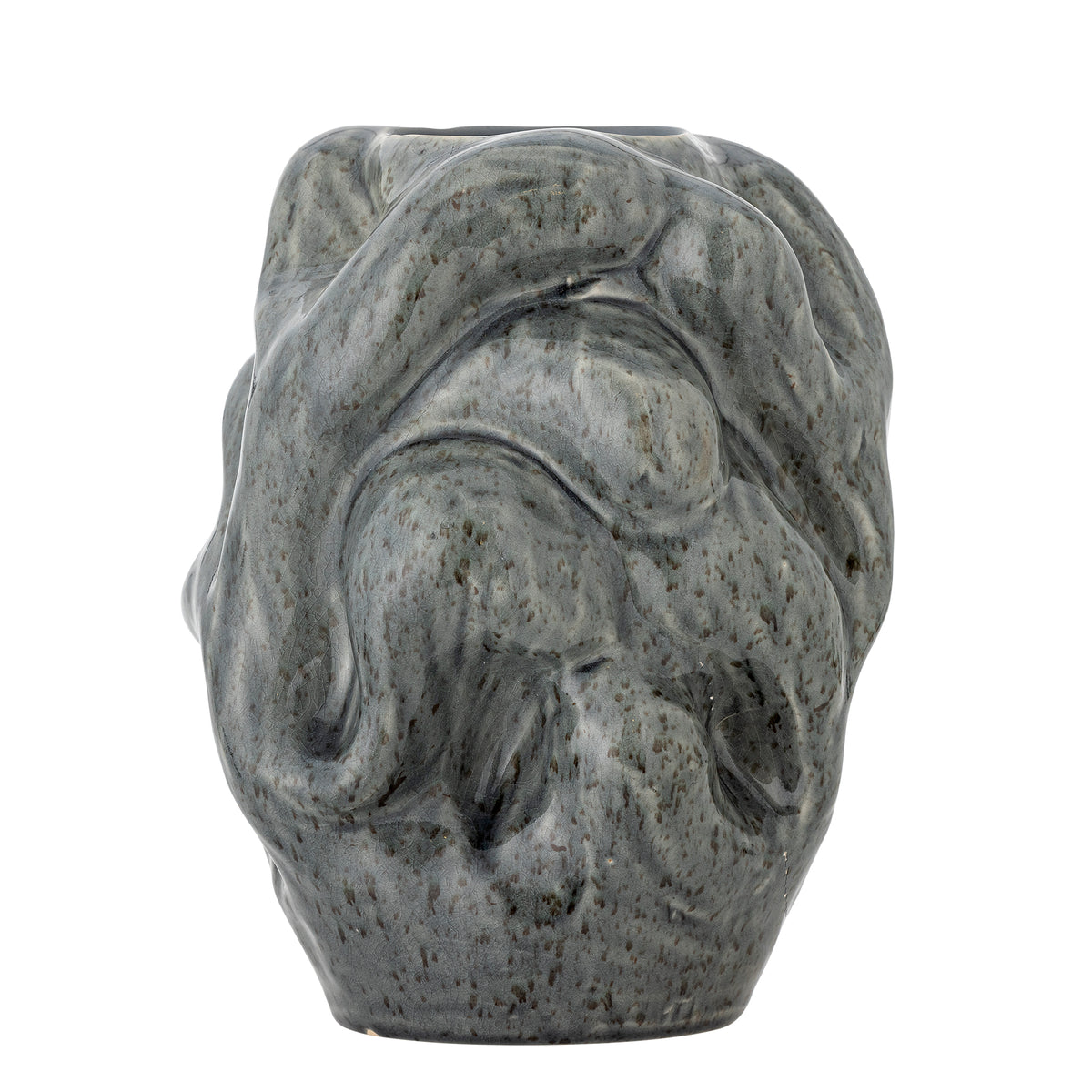 Vuelle Vase, Grå, Stentøj