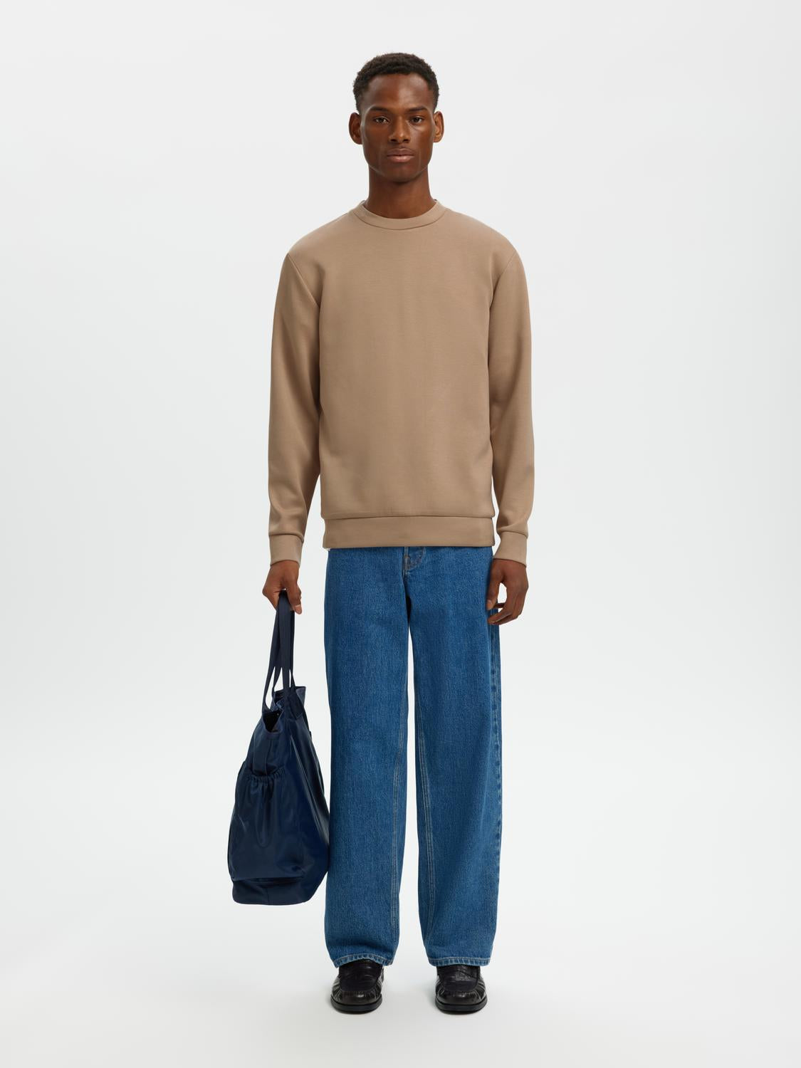 Sweatshirts - Slhemanuel Soft Crew Neck Sweat Noos -  - Hr Ravn